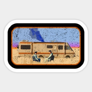 Breaking Bad RV Distressed Texture Sticker